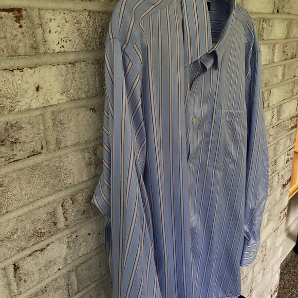 Statements Men's Button Down Dress Shirt Size 32/33 XL Neck Size 17 1/2 - Picture 2 of 4
